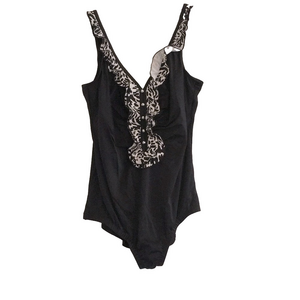 Maxine Black One Piece Bathing Suit Size 22W